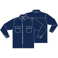 CAMISA HR TRABALHO AB/BOTAO C/M AZ ESCURO * CAMISA HR TRABALHO AB/BOTAO C/M AZ ESCURO *